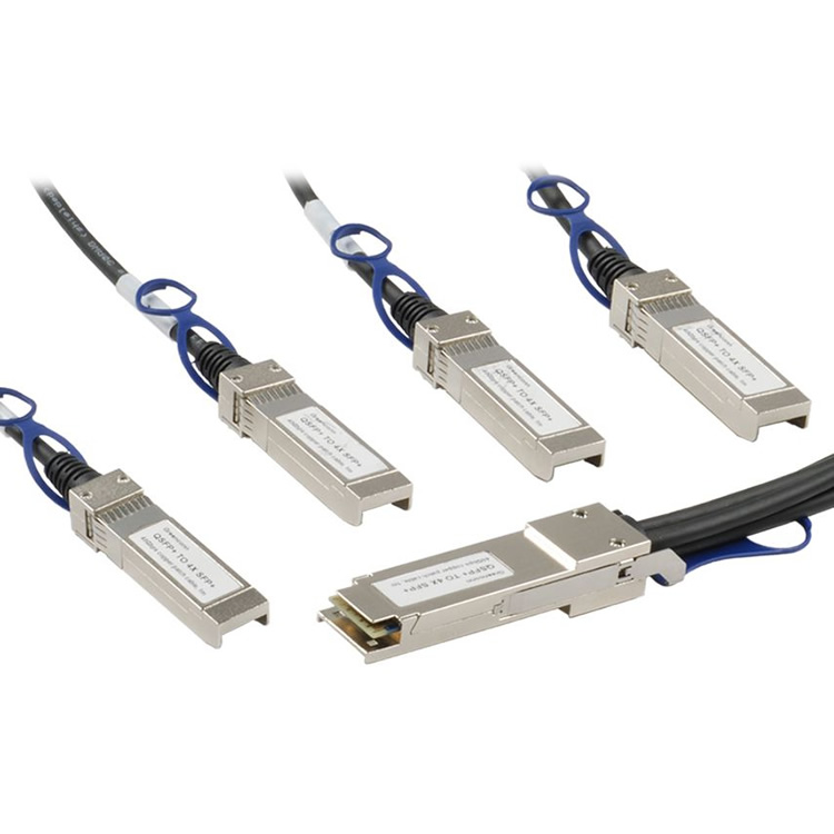 外部电缆/ QSFP +至4 x SFP + DAC电缆